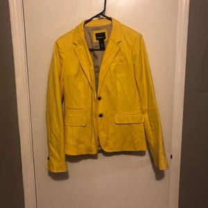 J. Crew Canary Yellow Women’s Long Sleeve blazer